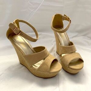 Madeline Stuart Suede Wedge Sandals